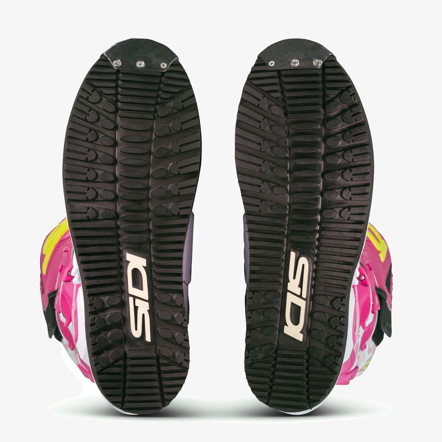 Crossair HD Billy Bolt Pink & White Motorcycle Boots