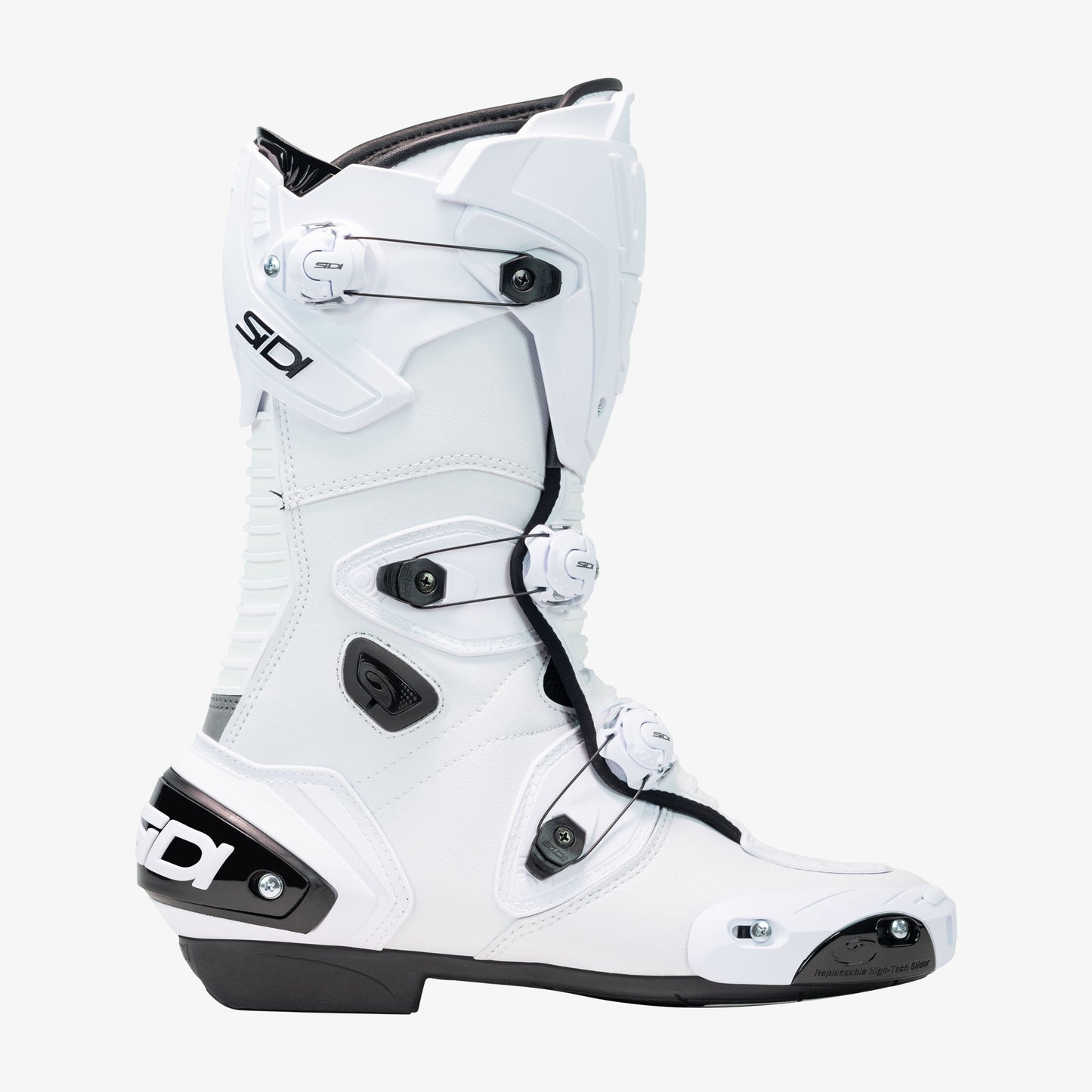 Mag 1 White Motorcycle Boots