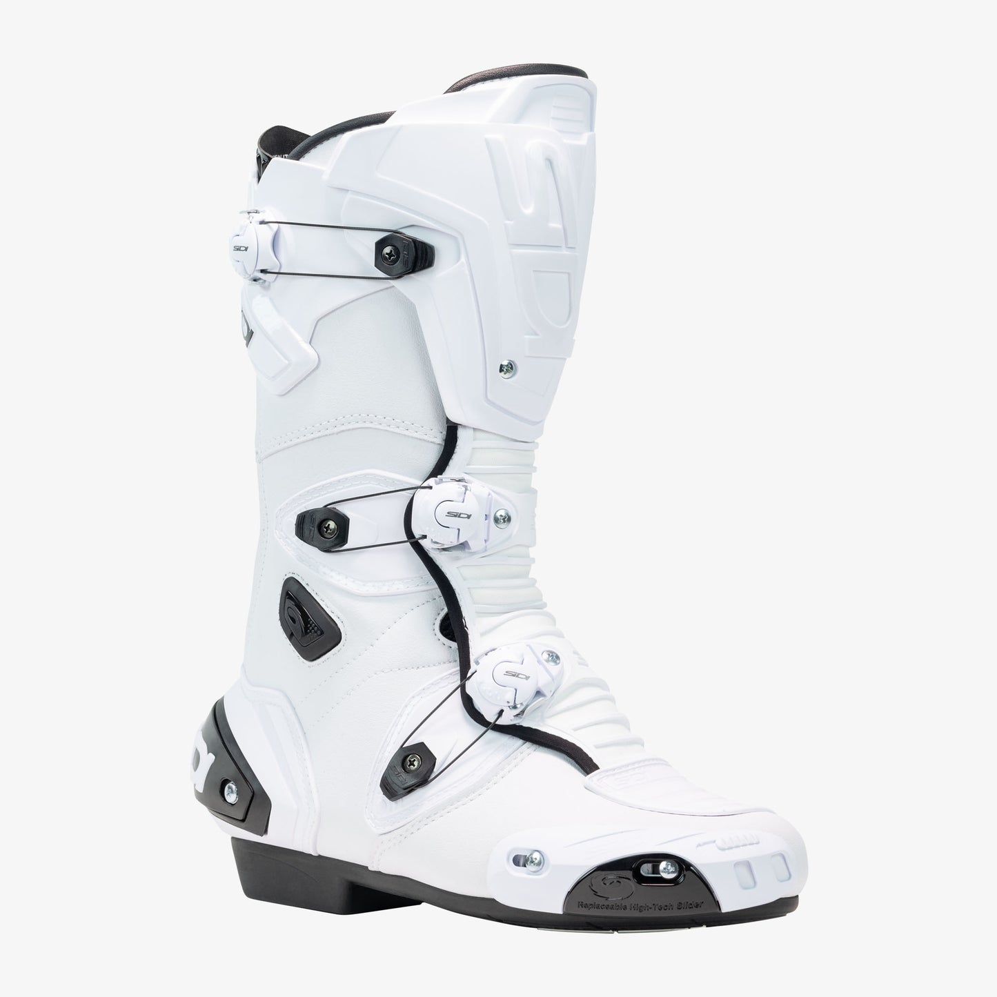 Mag 1 White Motorcycle Boots