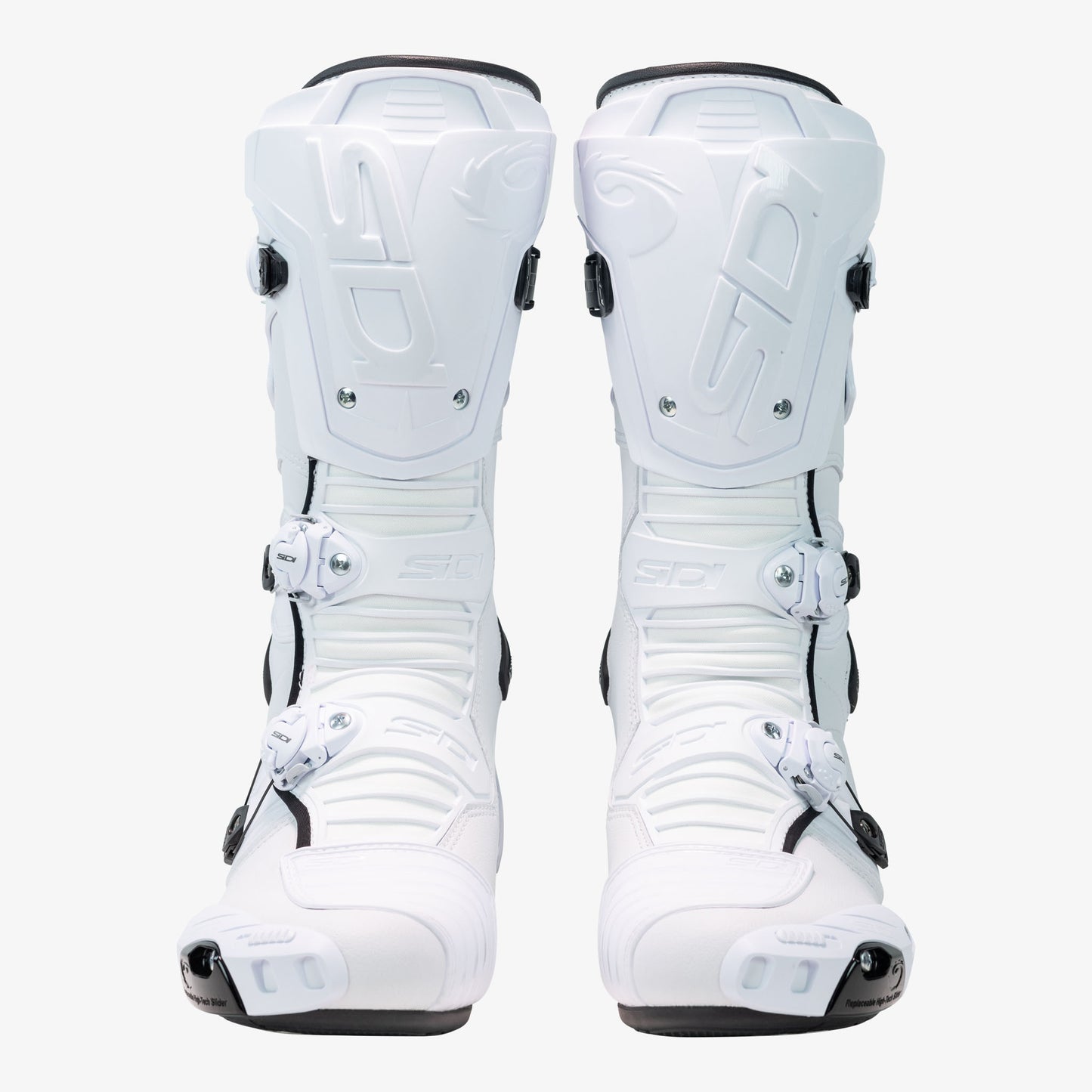 Mag 1 White Motorcycle Boots