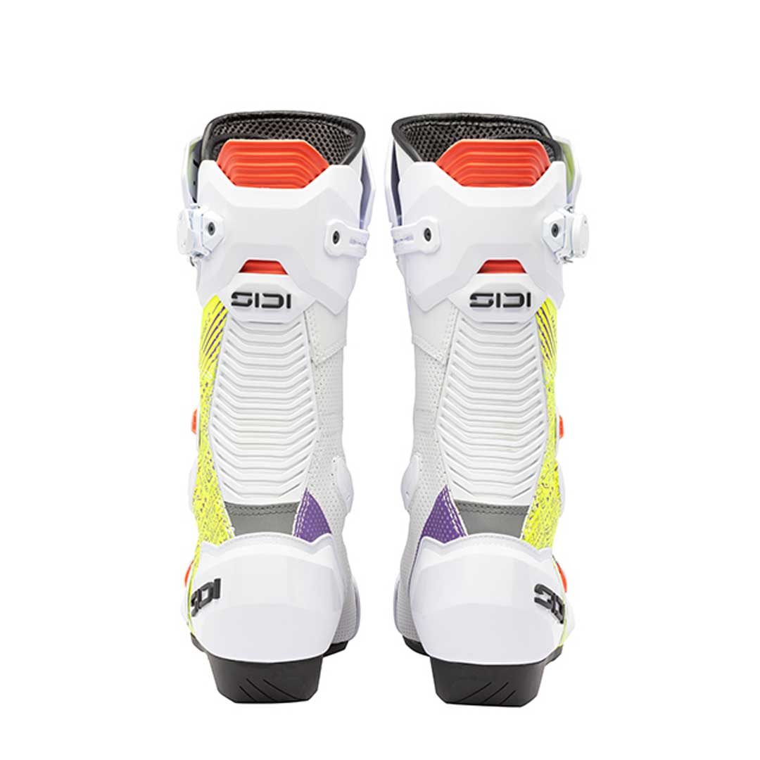 Mag 2 Air Bautista Limited Edition White & Yellow Motorcycle Boots