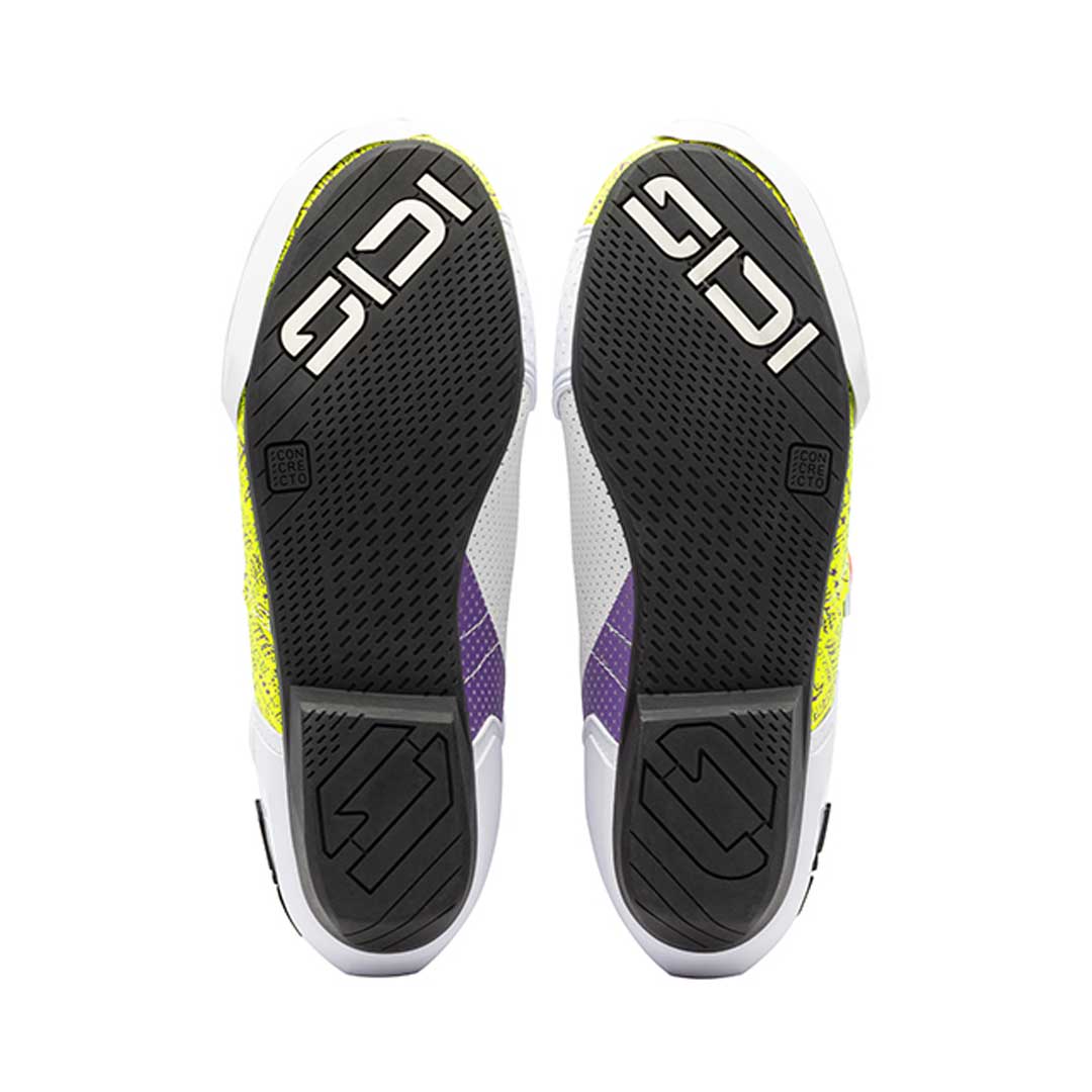 Mag 2 Air Bautista Limited Edition White & Yellow Motorcycle Boots
