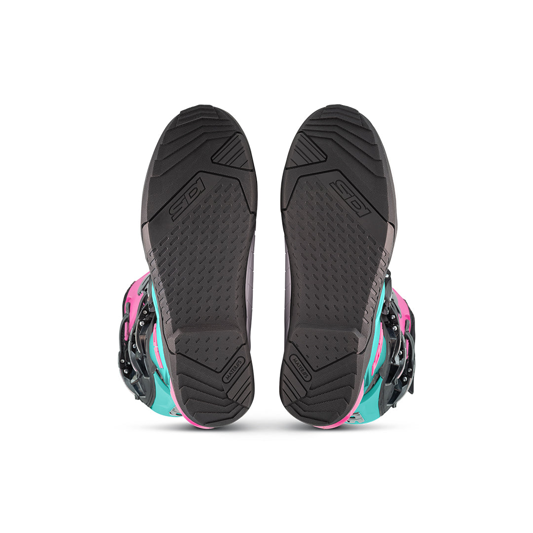 X-Power SC Mint, Black & Pink Motorcycle Boots