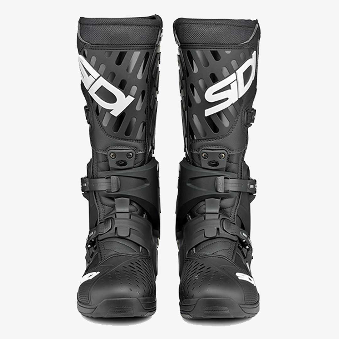 Crossair Black Motorcycle Boots