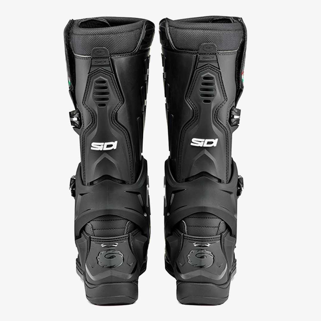 Crossair Black Motorcycle Boots