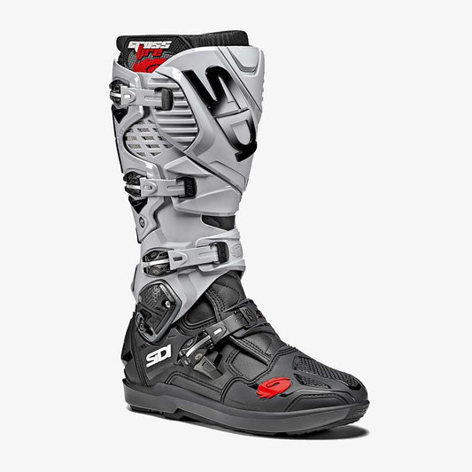 Crossfire 3 SRS Black & Ash Motorcycle Boots