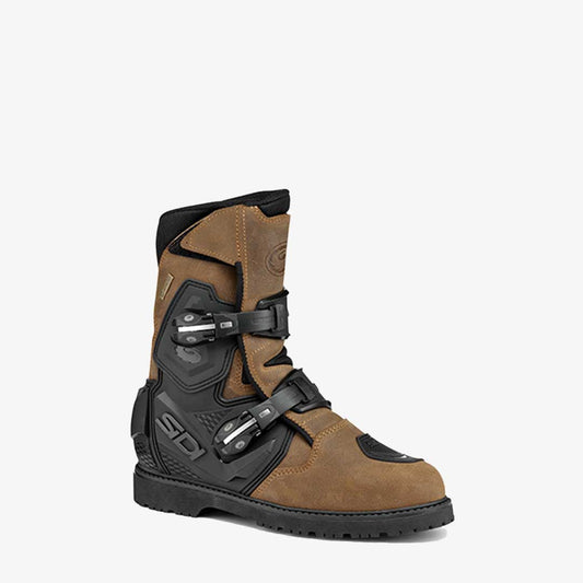 Mid Adventure 2 Gore Tex Tobacco Brown & Black Motorcycle Boots