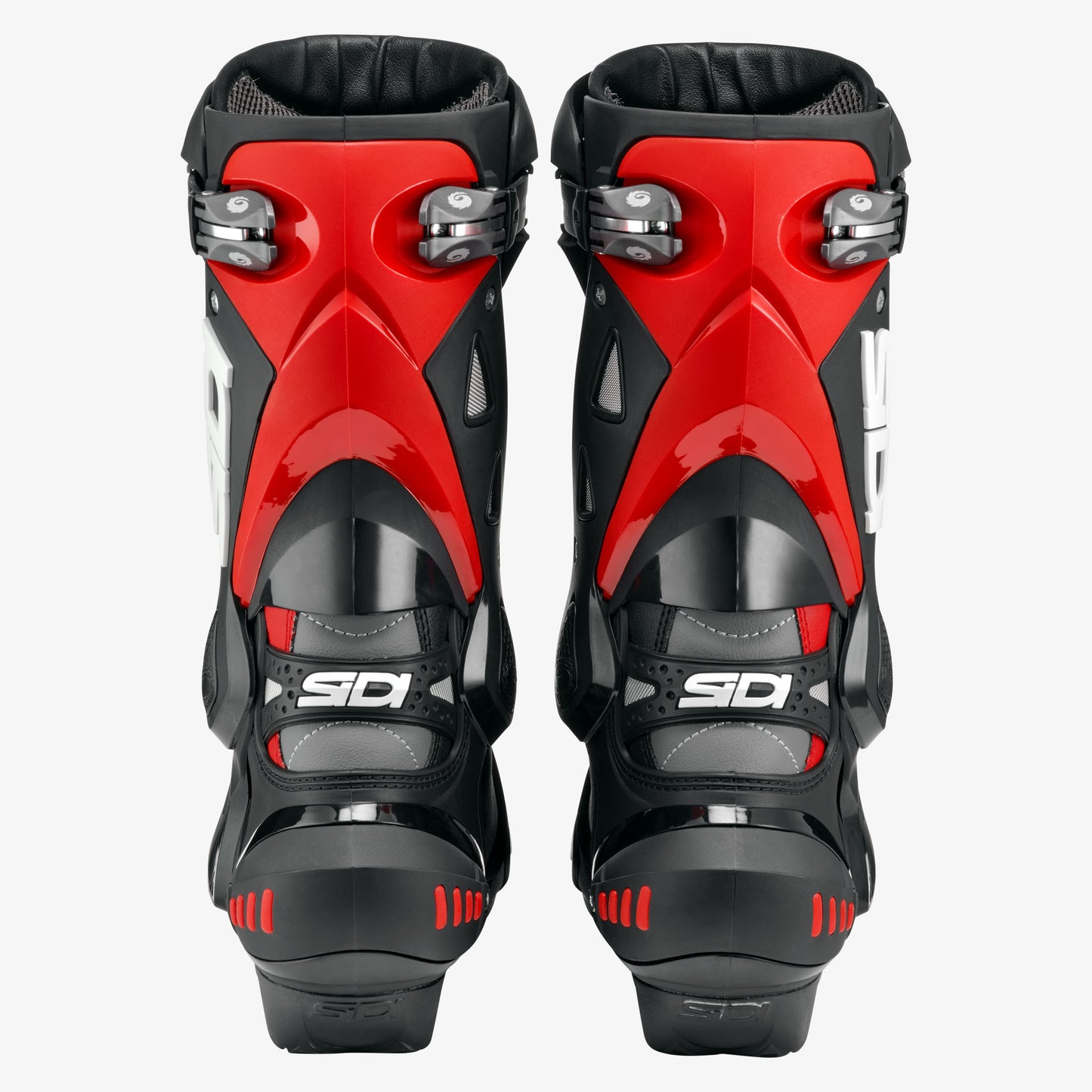 ST Black & Red Motorcycle Boots
