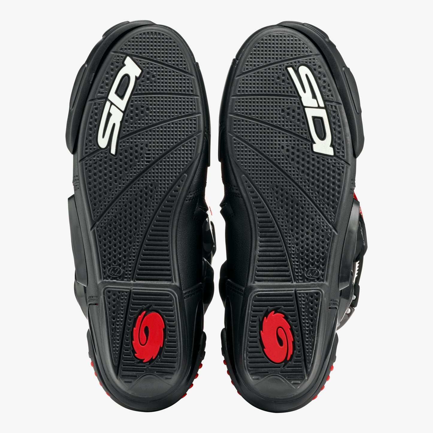 ST Black & Red Motorcycle Boots