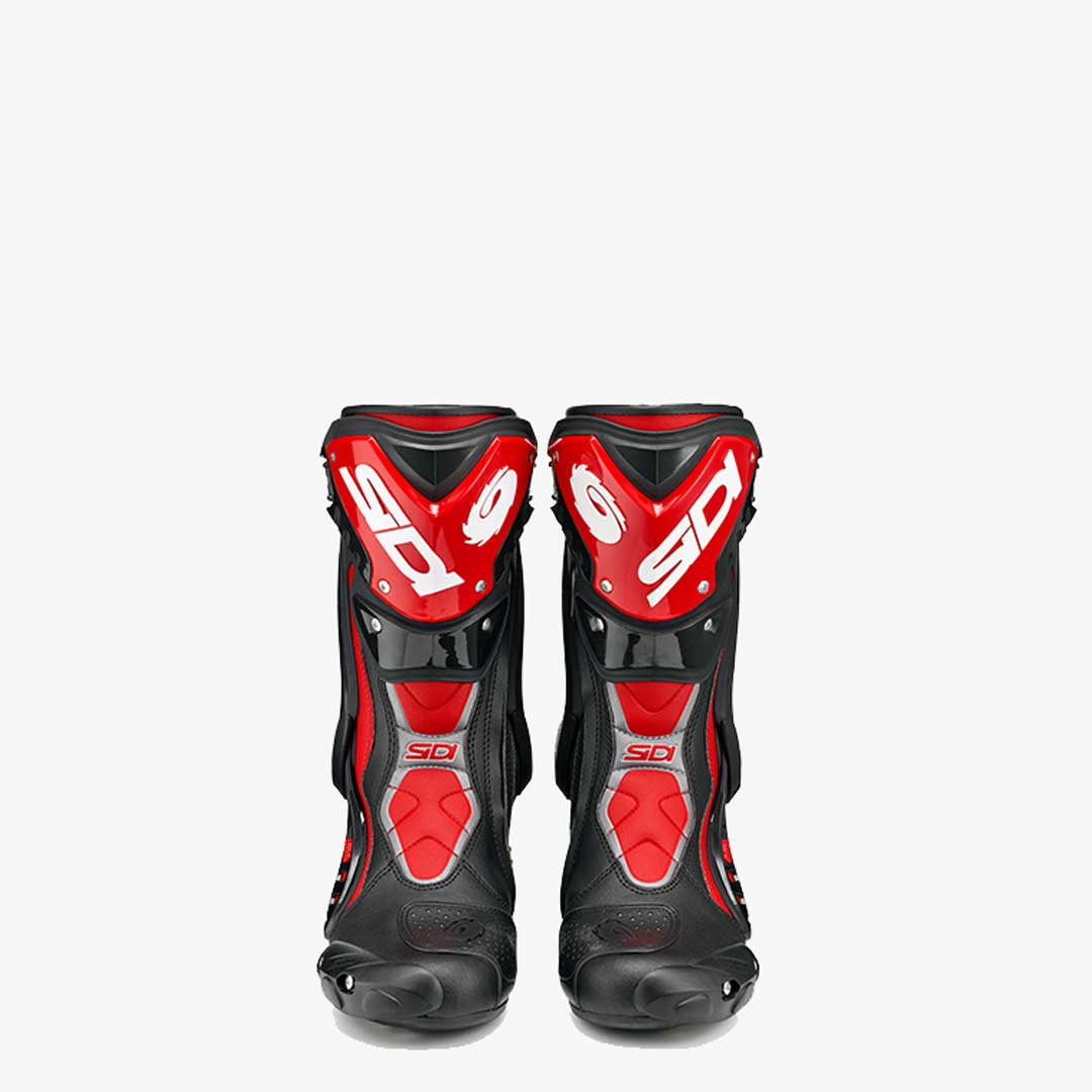 ST Black & Red Motorcycle Boots