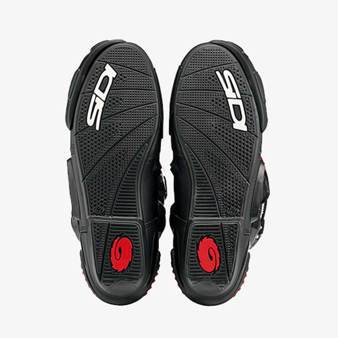 ST Black & Red Motorcycle Boots