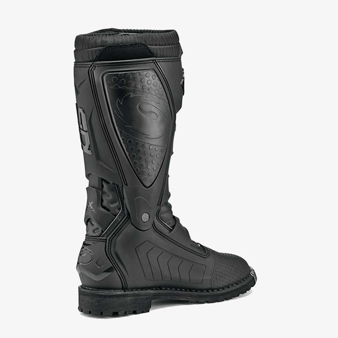 side of black sidi motocross boots