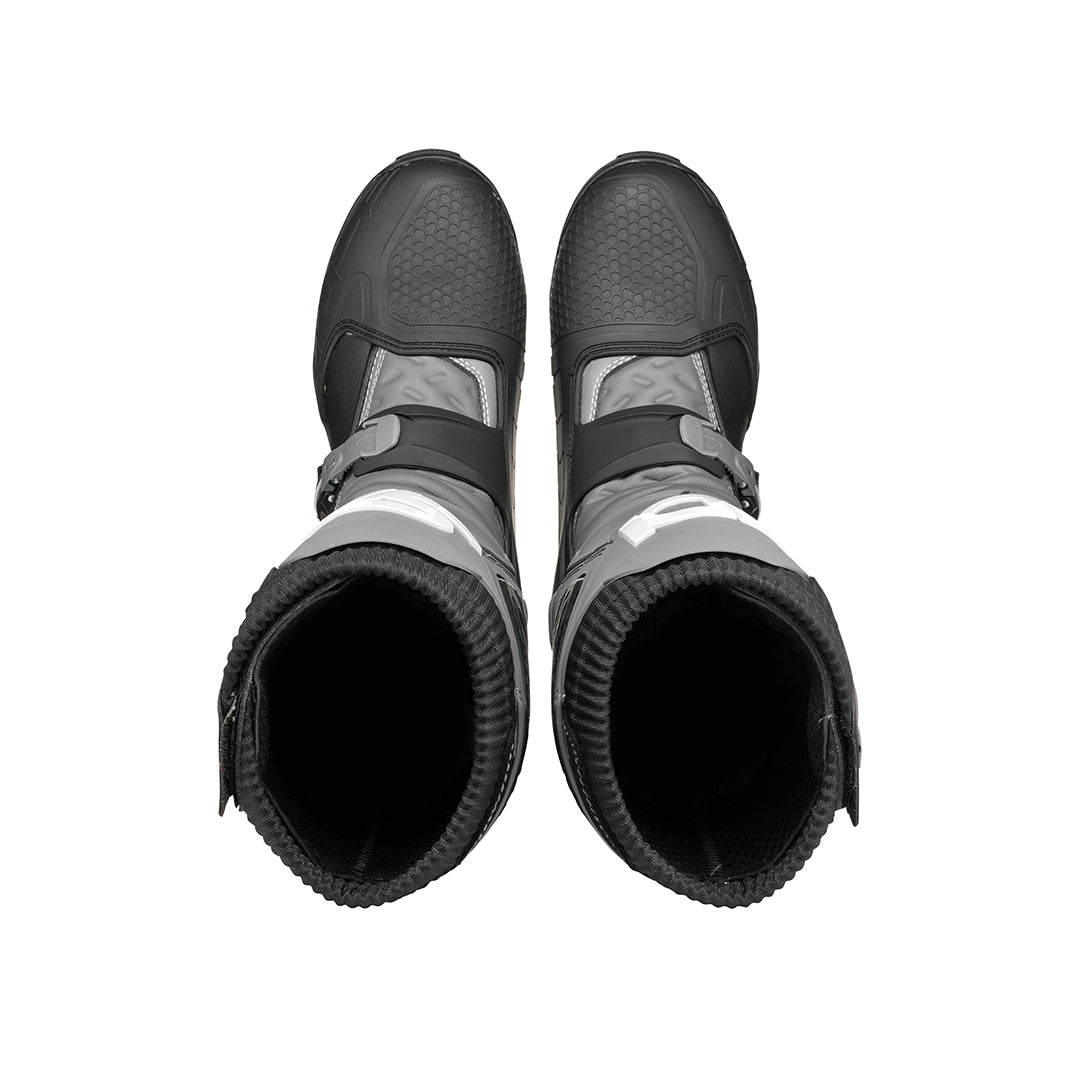 pair of black and grey Sidi X-Power SC motorbike boots