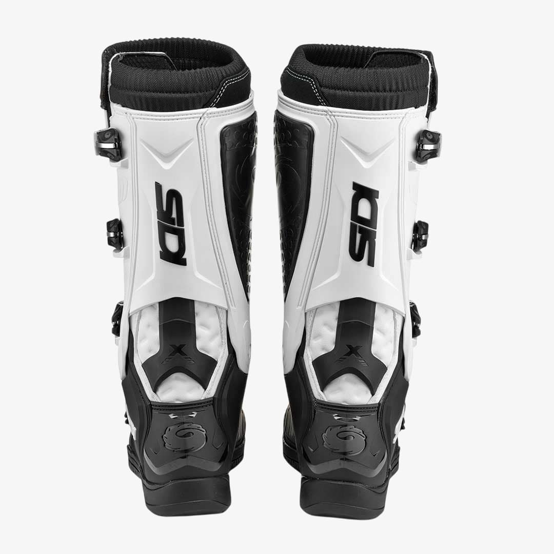 X-Power SC Black & White Motorcycle Boots