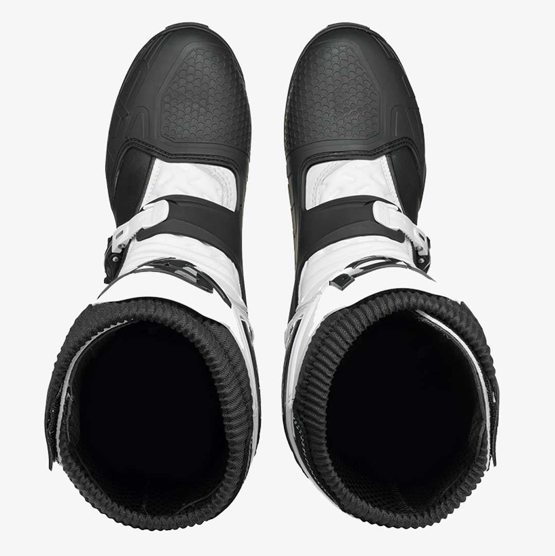 X-Power SC Black & White Motorcycle Boots