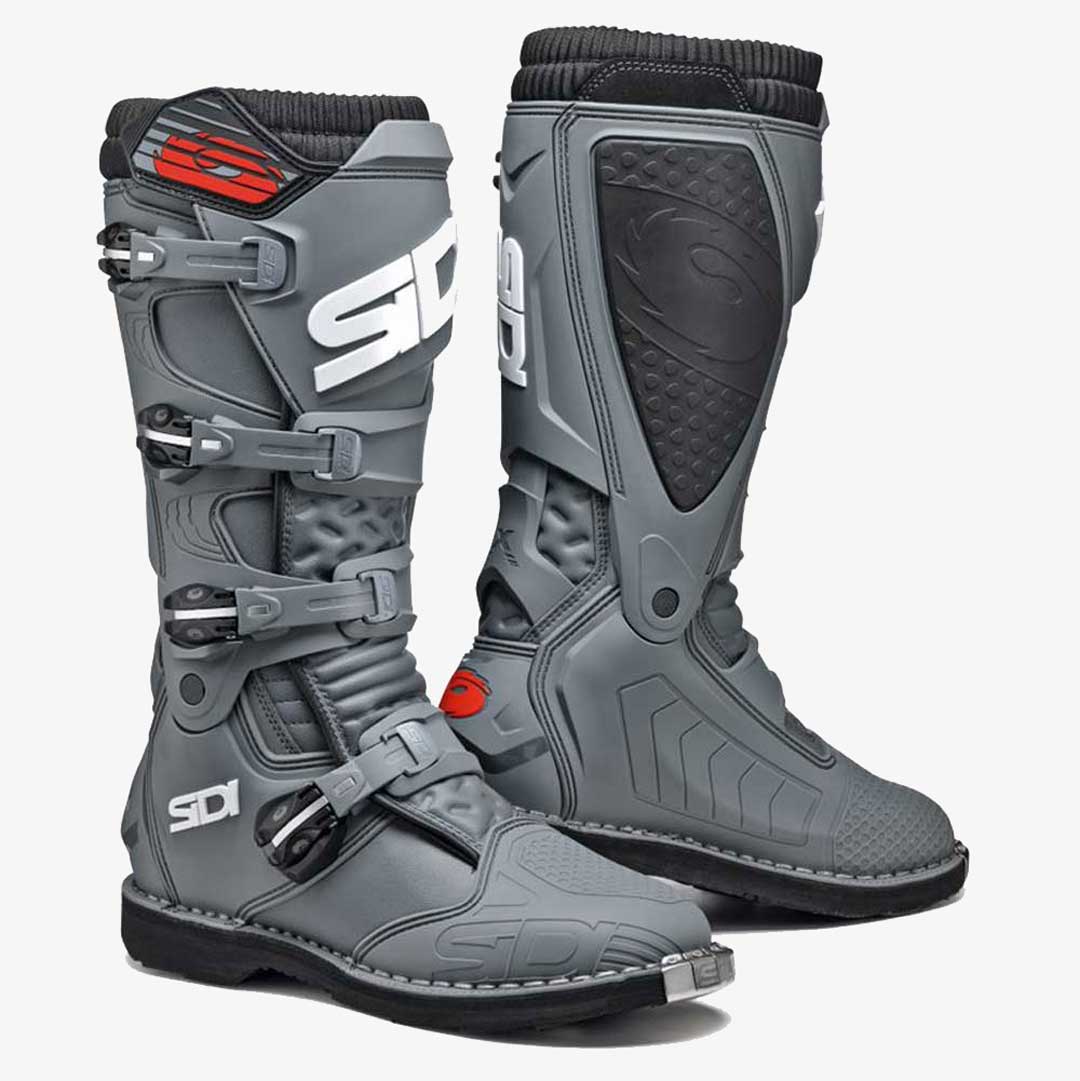 X-Power Grey Motorcycle Boots