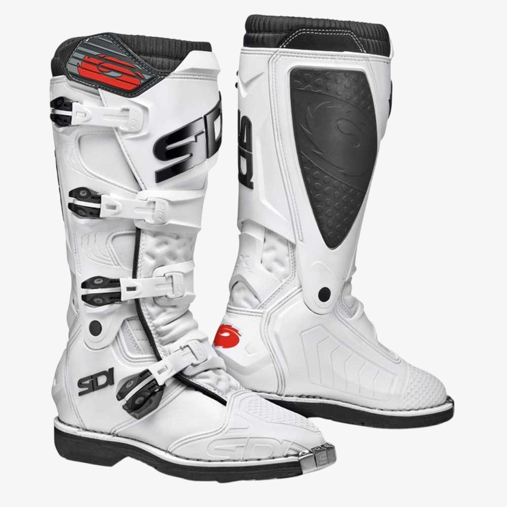 X-Power White Motorcycle Boots