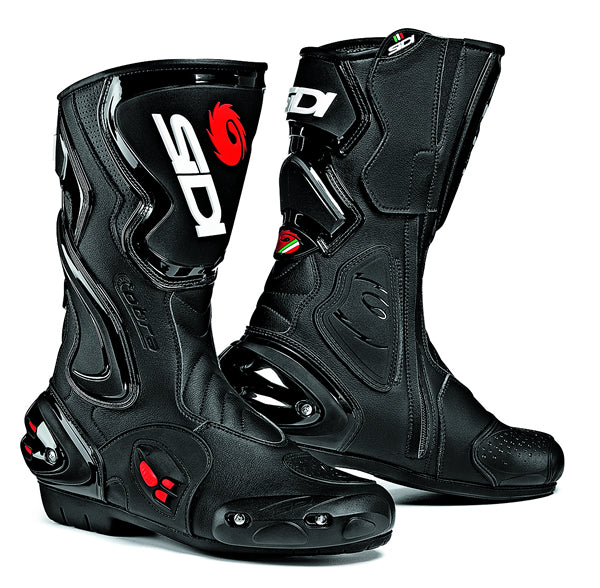 Cobra Black Motorcycle Boots - Size 37
