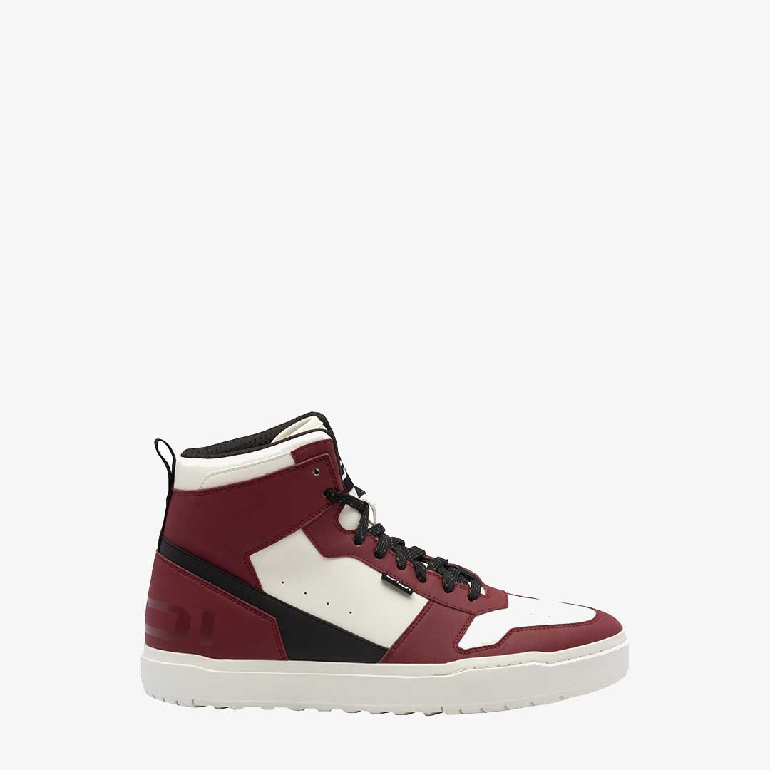 Lynx Black & Dark Red Motorcycle Trainers