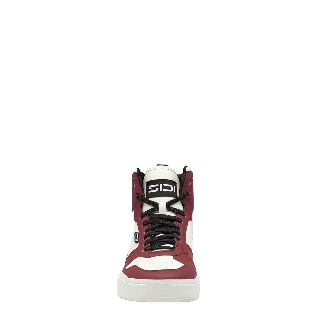 Lynx Black & Dark Red Motorcycle Shoes