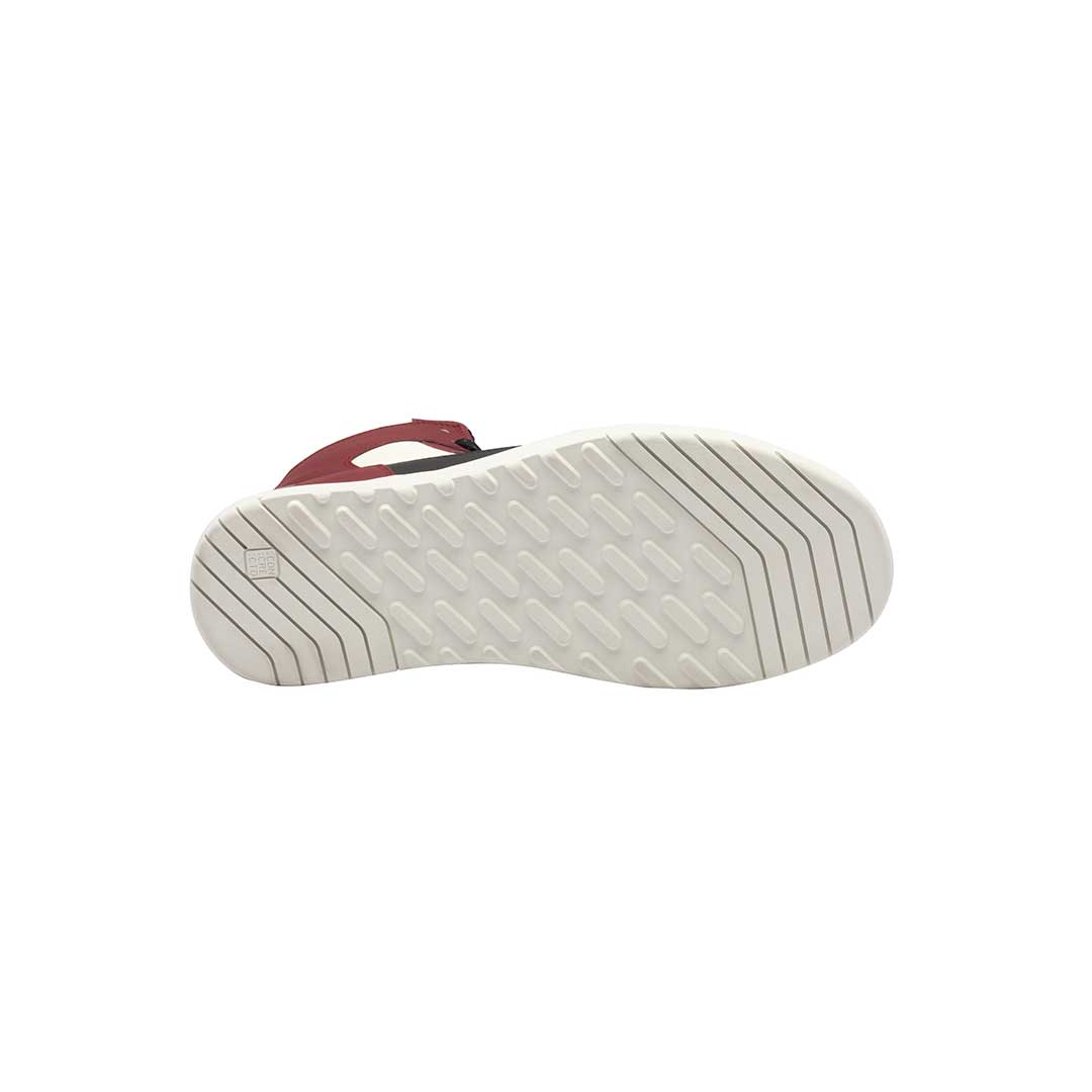 Lynx Black & Dark Red Motorcycle Shoes