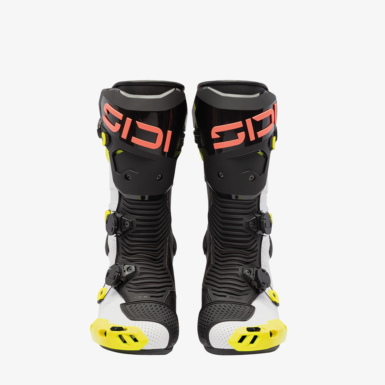 Mag 2 Air Fluorescent Yellow & Coral Motorcycle Boots