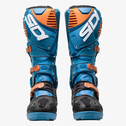 Crossfire 3 SRS Petrol Blue & Bronze Motorcycle Boots