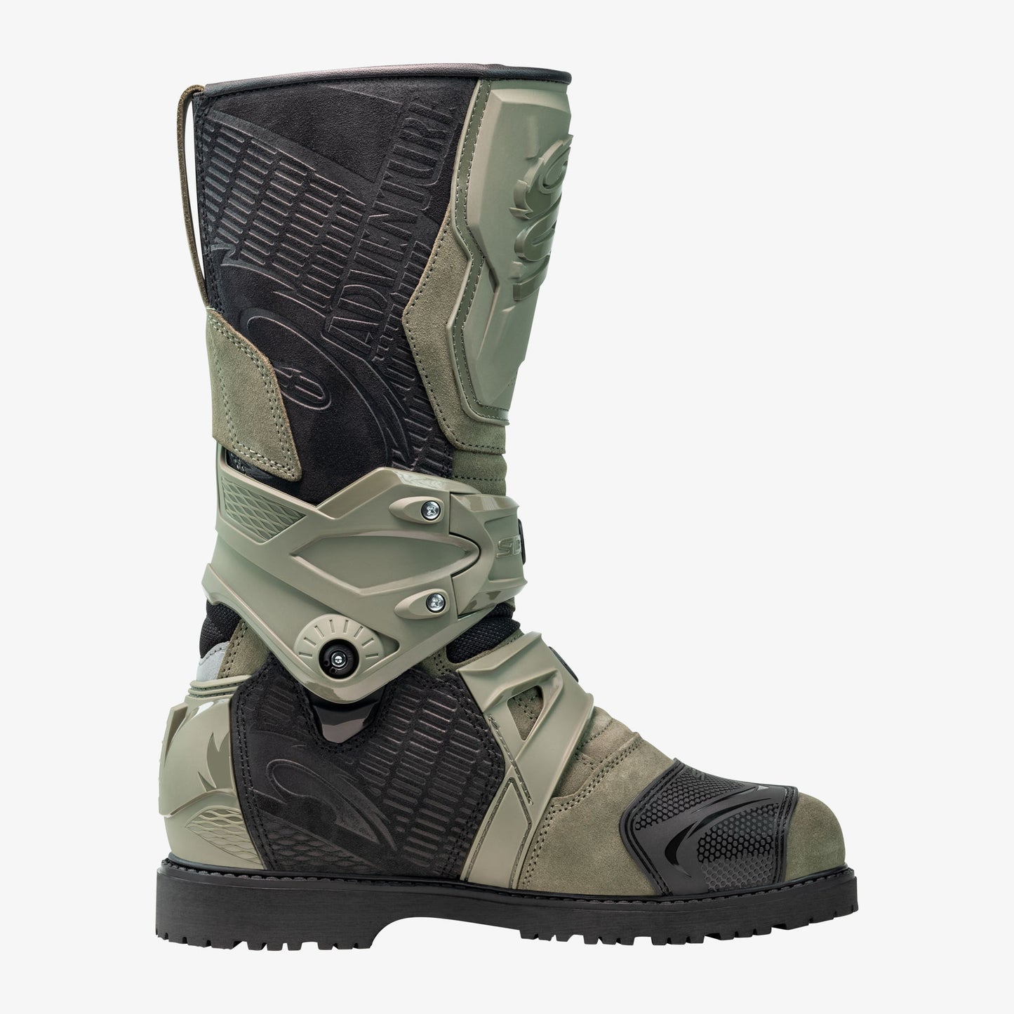 Adventure 2 Gore Military Green Motorcycle Boots