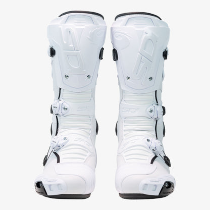 Mag 1 White Motorcycle Boots