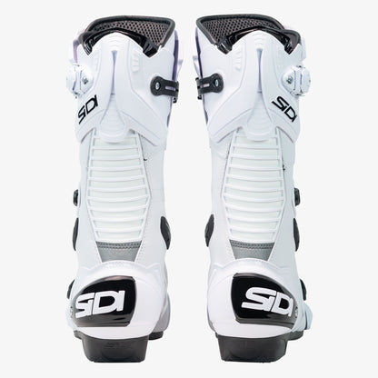 Mag 1 White Motorcycle Boots