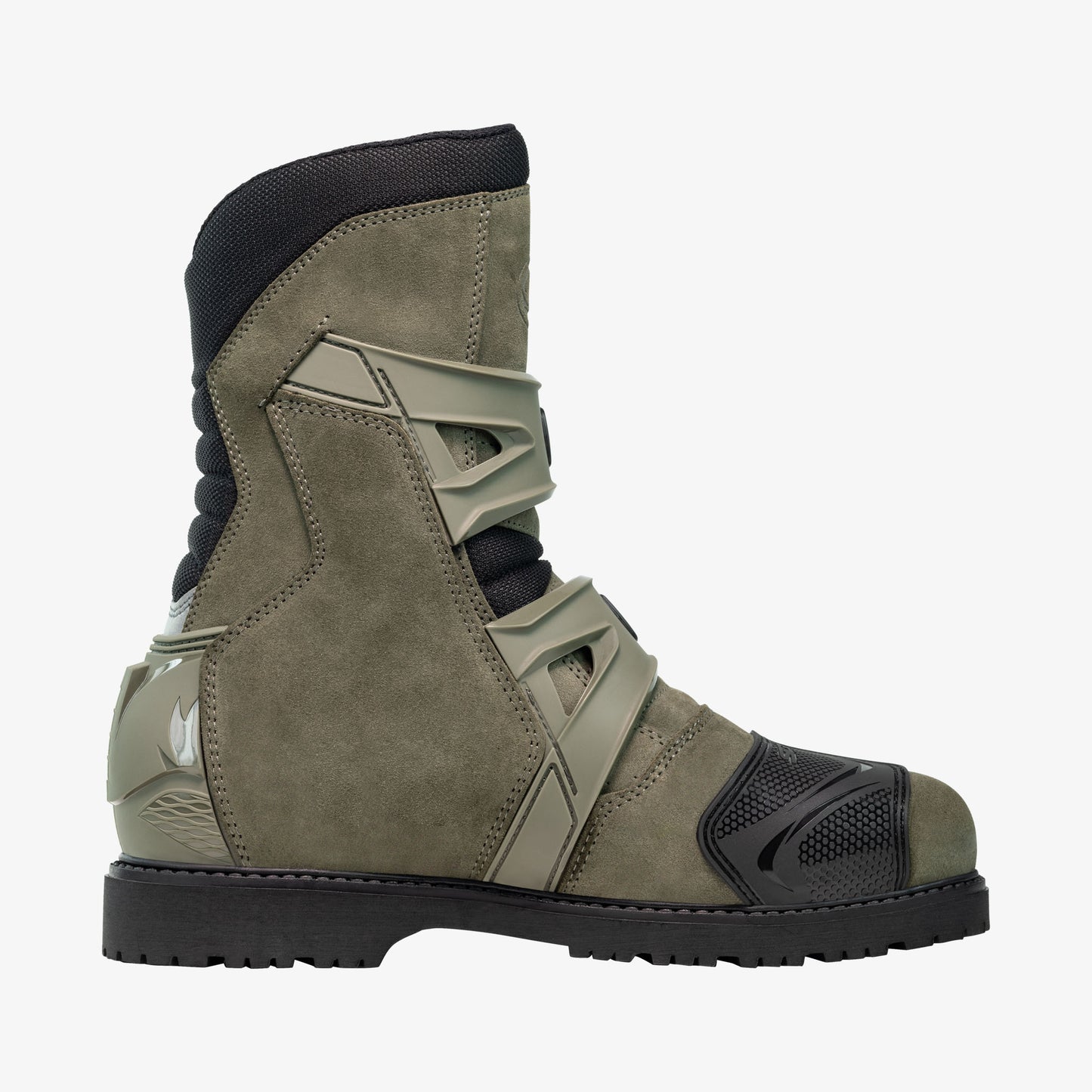 Mid Adventure 2 Gore Tex Military Green Motorcycle Boots