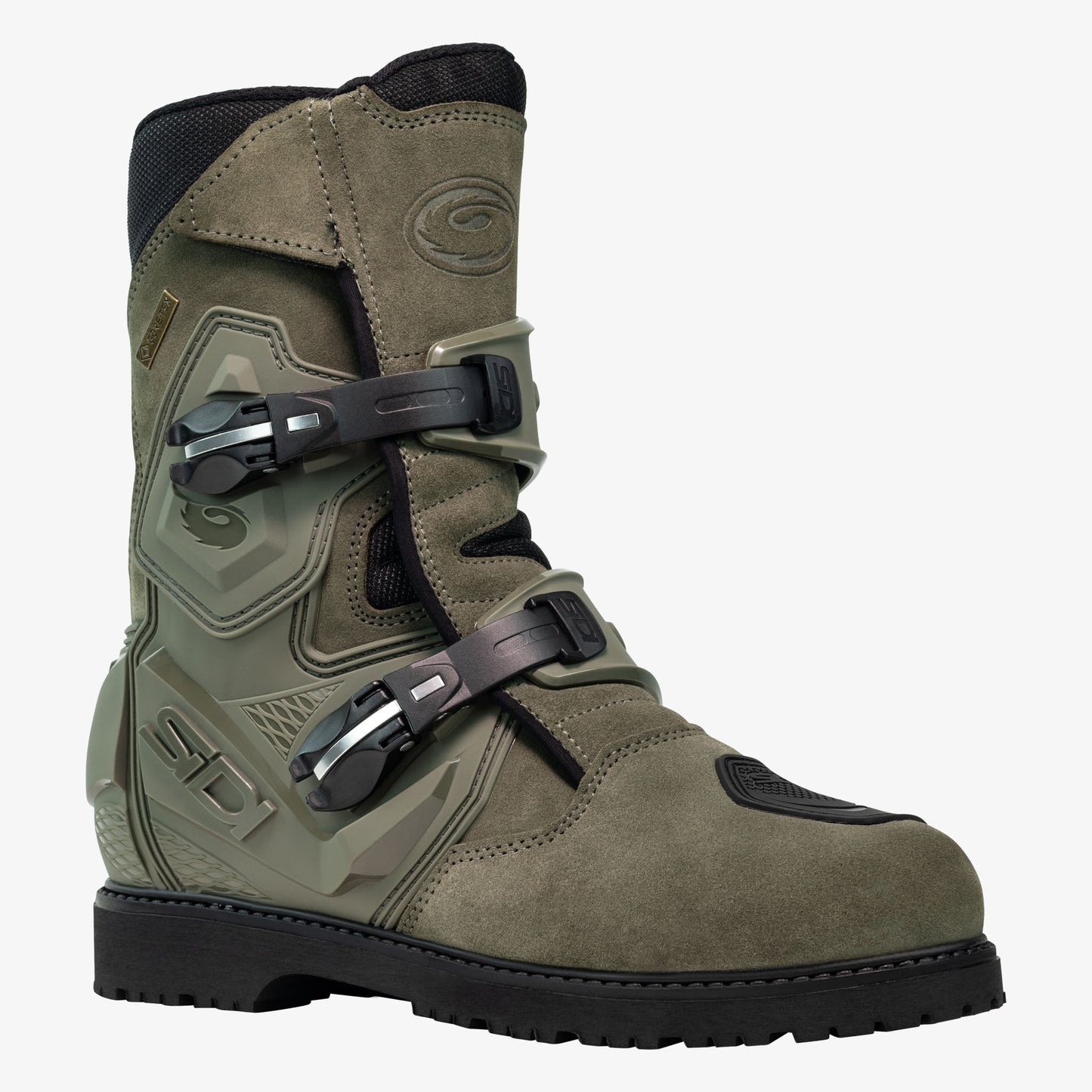 Mid Adventure 2 Gore Tex Military Green Motorcycle Boots
