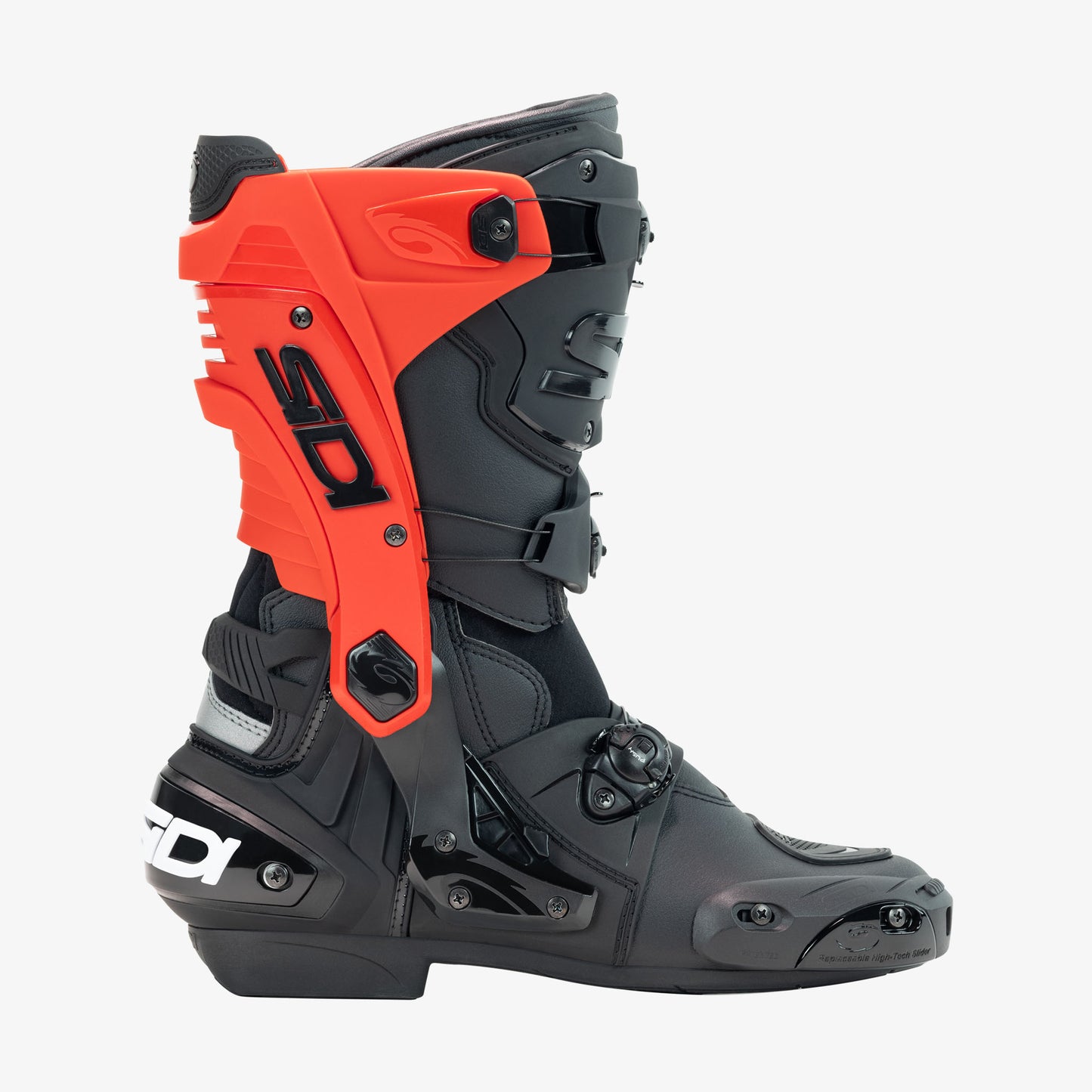 Rex Black & Red Motorcycle Boots