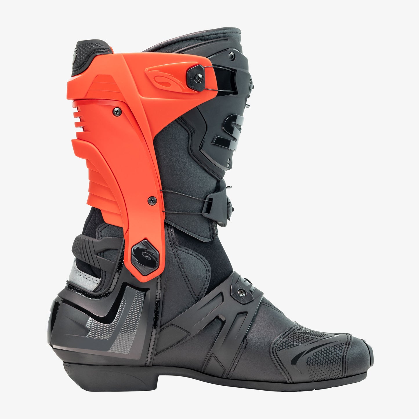 Rex Black & Red Motorcycle Boots