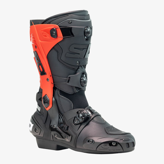 Rex Black & Red Motorcycle Boots