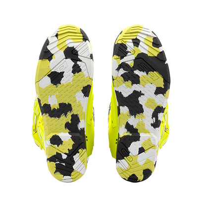 Crossair X RACR Limited Edition Fluorescent Yellow Motorcycle Boots
