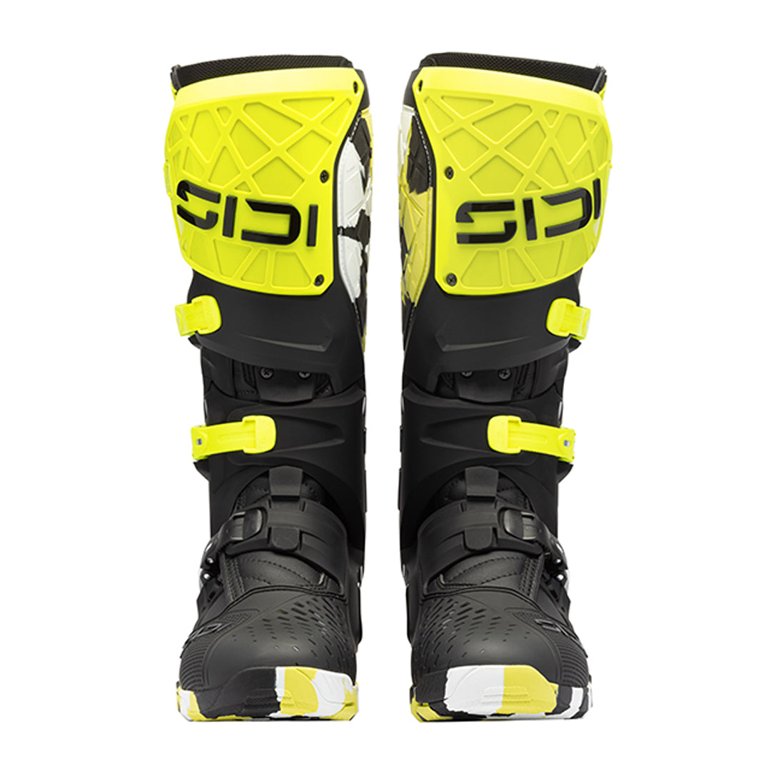 Crossair X RACR Limited Edition Black & Yellow Motorcycle Boots