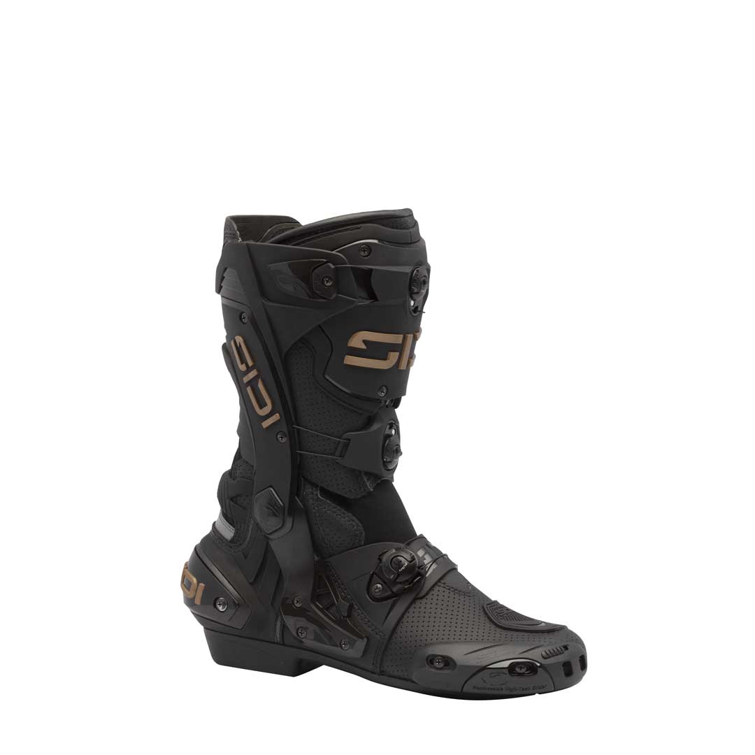 Rex Air Black & Bronze Motorcycle Boots