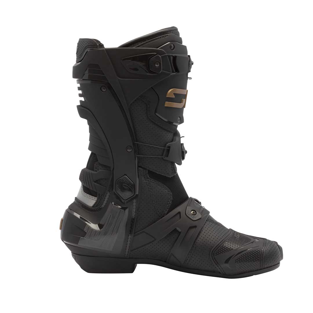 Rex Air Black & Bronze Motorcycle Boots