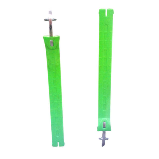 Pair of X-Long MX Green Strap For Pop Buckle