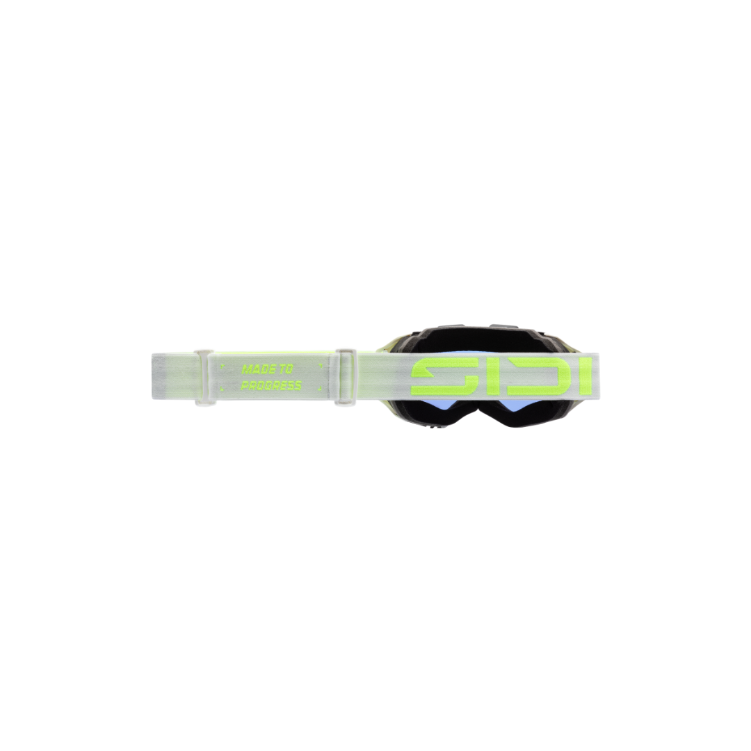 SIDI White, Fluo Yellow and gold Fulmen Mirror Goggles