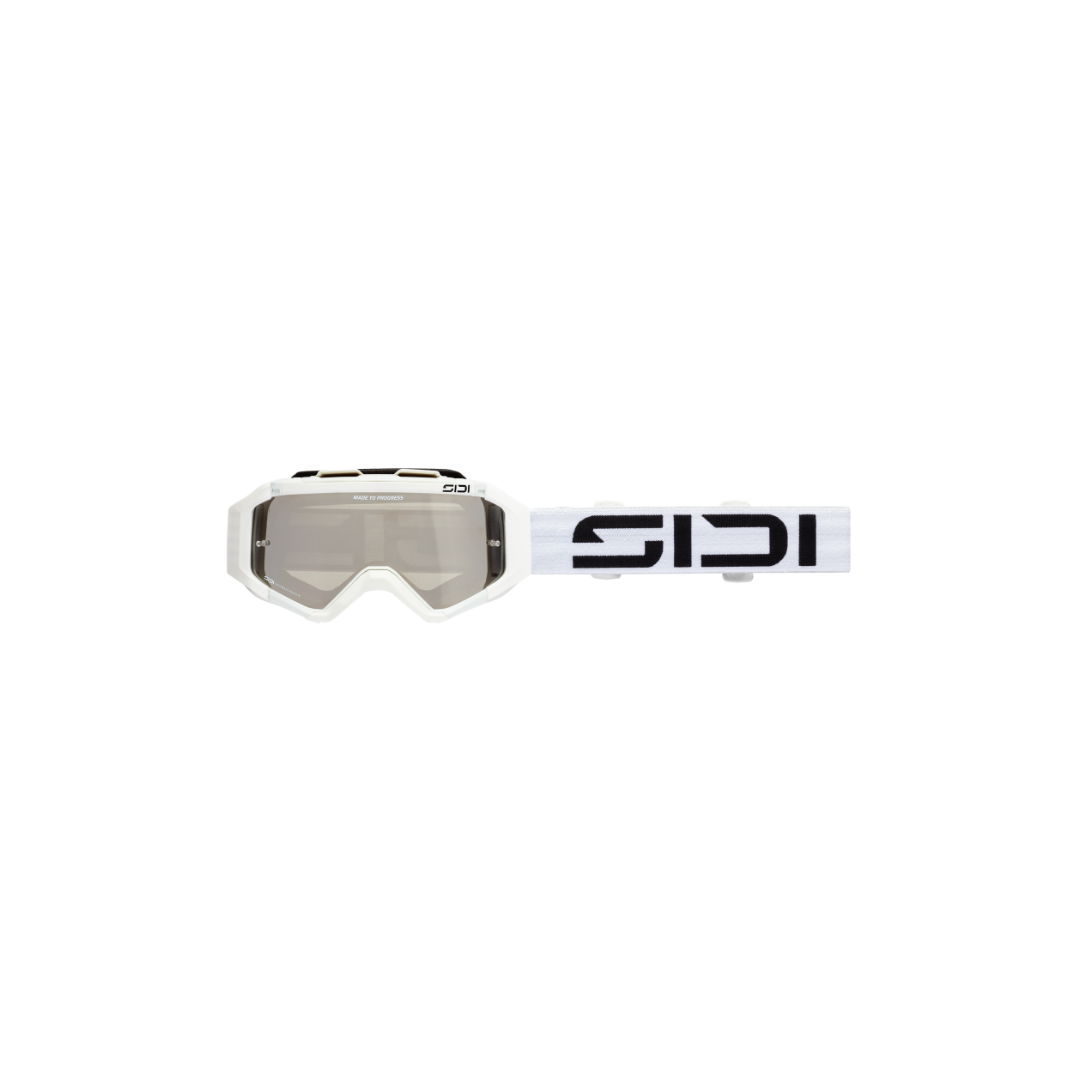 SIDI White and Silver Fulmen Mirror Goggles