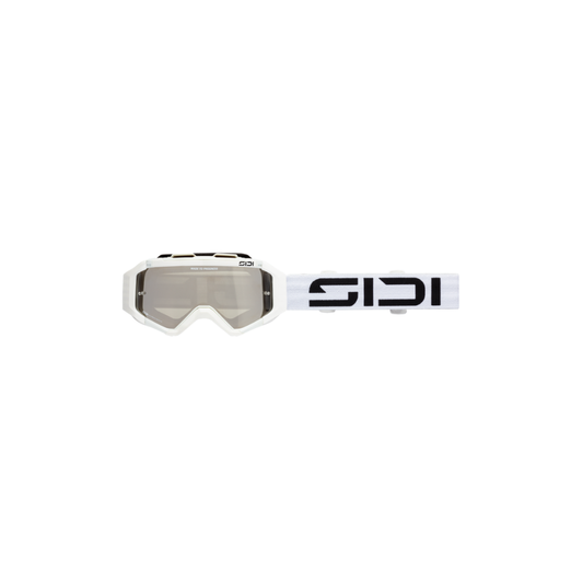 SIDI White and Silver Fulmen Mirror Goggles