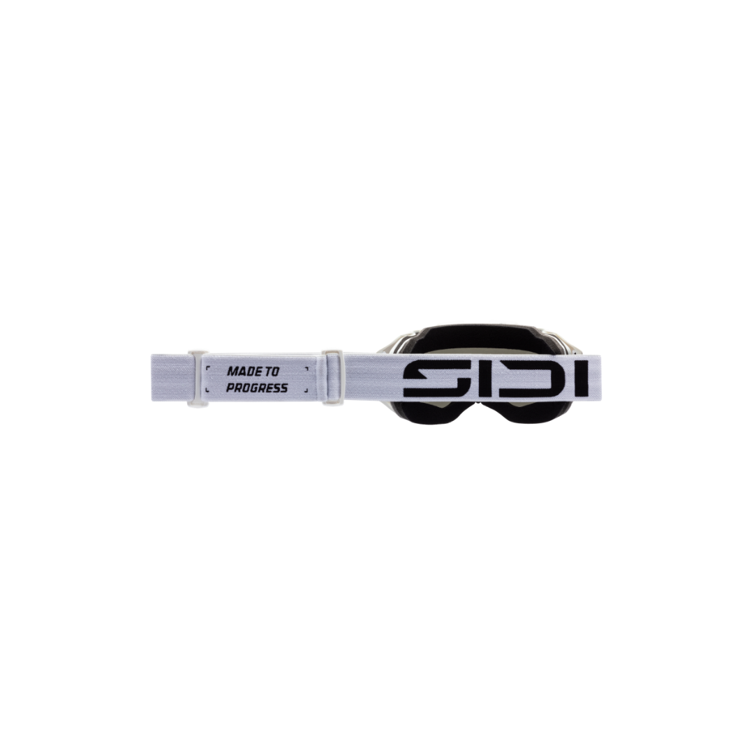 SIDI White and Silver Fulmen Mirror Goggles
