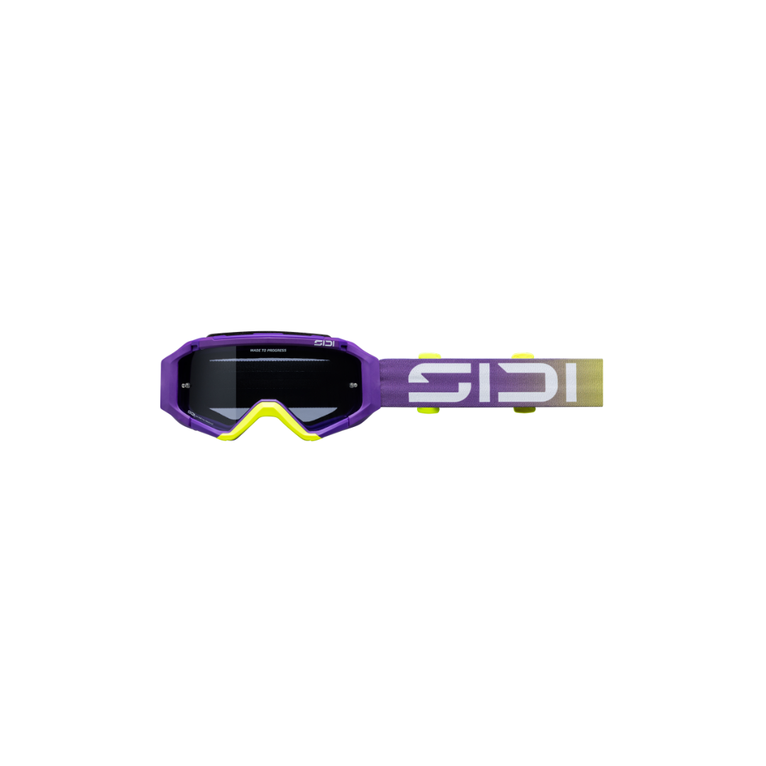 SIDI Violet, Fluo Yellow and Grey Smoke Gravix Goggles