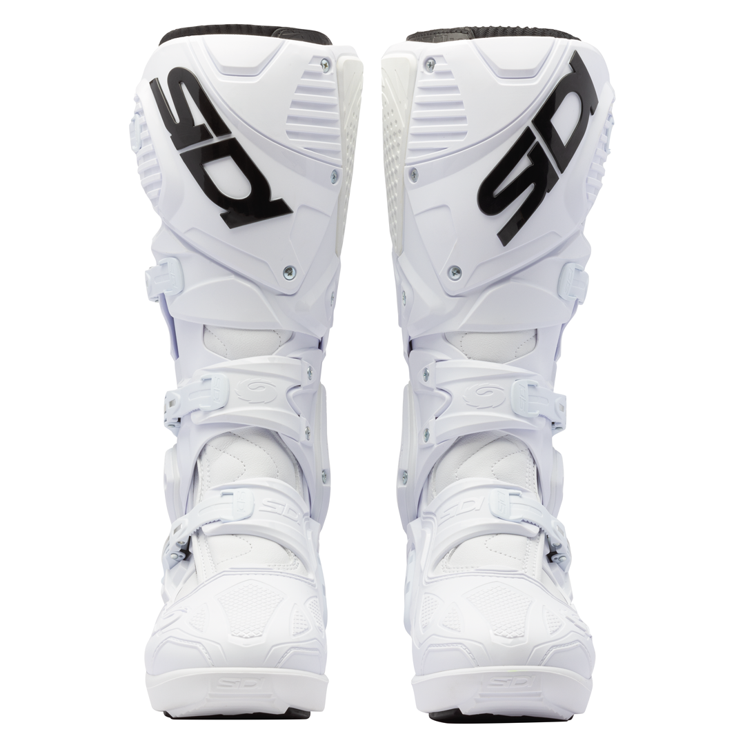 Crossfire 3 SRS White & Black Motorcycle Boots