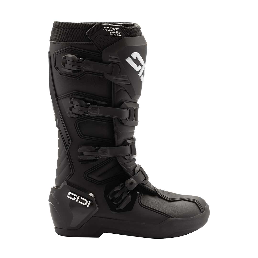 Crosscore Black Motorcycle Boots