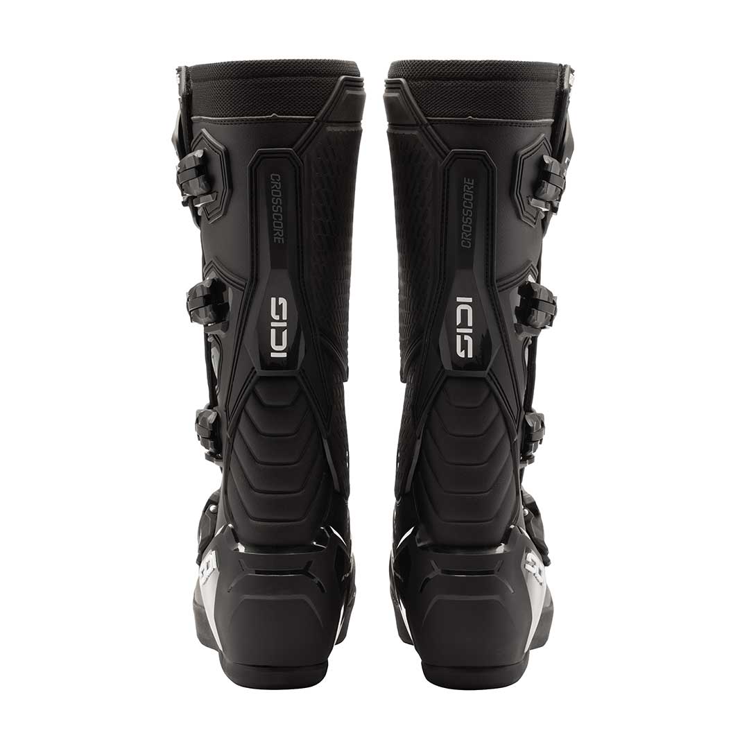 Crosscore Black Motorcycle Boots