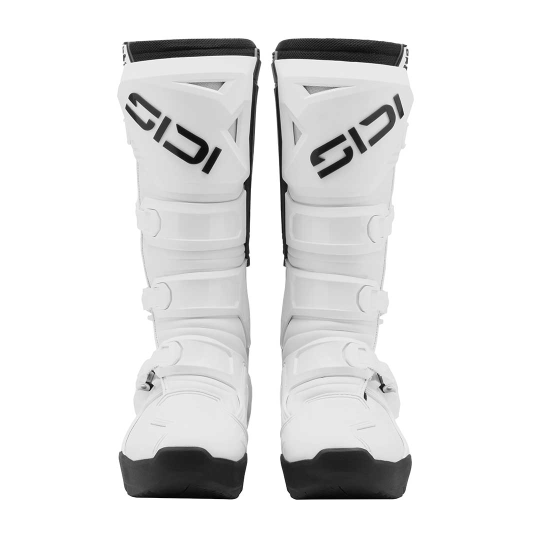 Crosscore White Motorcycle Boots