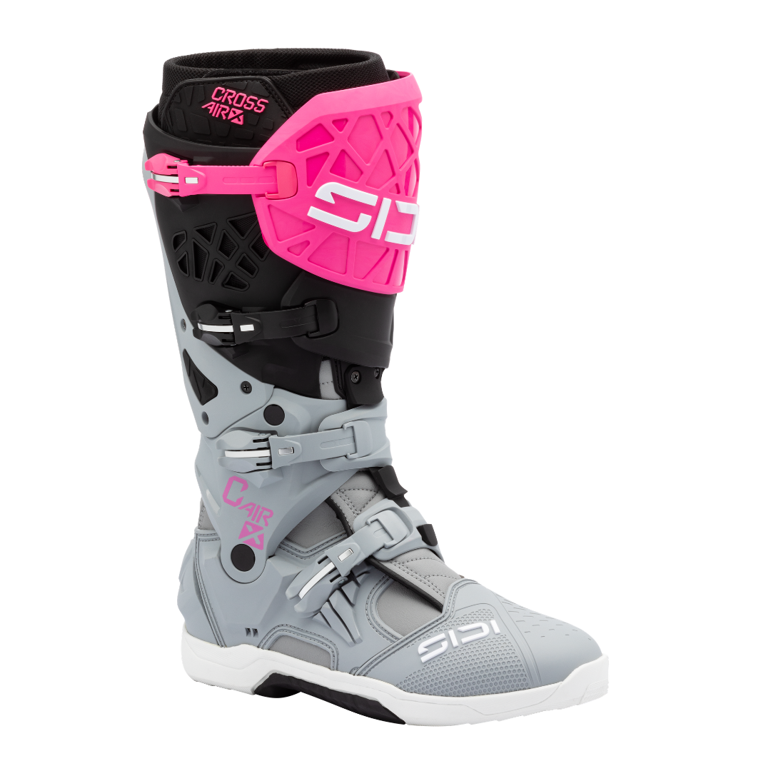 Sidi Crossair X CE Boots Grey/Fluo Pink